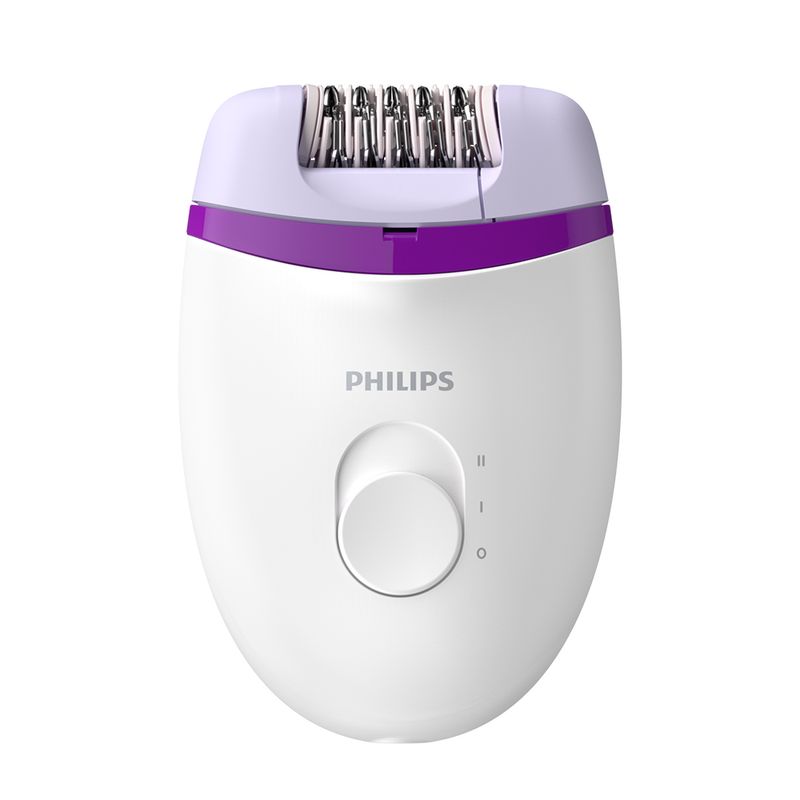 Philips Satinelle Essential Depiladora con cable compacta morada BRE225 00